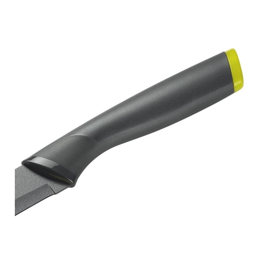 Tefal - Universal stainless steel knife FRESH KITCHEN 12 cm grey/green