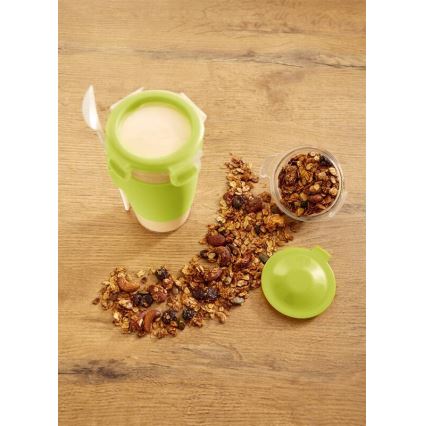 Tefal - Yogurt jar with a spoon 0,45 l MASTER SEAL TO GO green