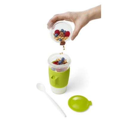 Tefal - Yogurt jar with a spoon 0,45 l MASTER SEAL TO GO green