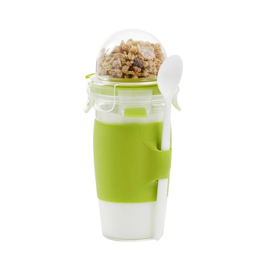 Tefal - Yogurt jar with a spoon 0,45 l MASTER SEAL TO GO green