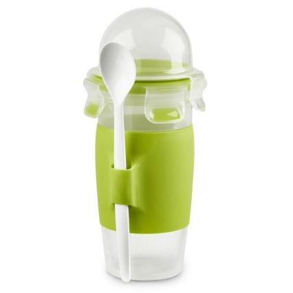Tefal - Yogurt jar with a spoon 0,45 l MASTER SEAL TO GO green