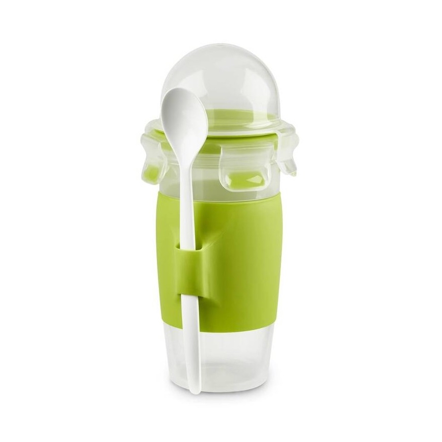 Tefal - Yogurt jar with a spoon 0,45 l MASTER SEAL TO GO green