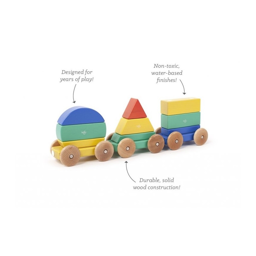 TEGU - Magnetic rainbow train Big Top