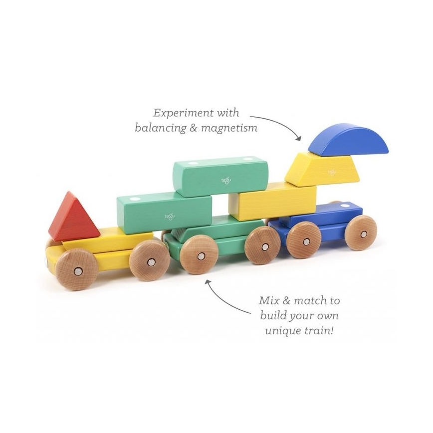 TEGU - Magnetic rainbow train Big Top
