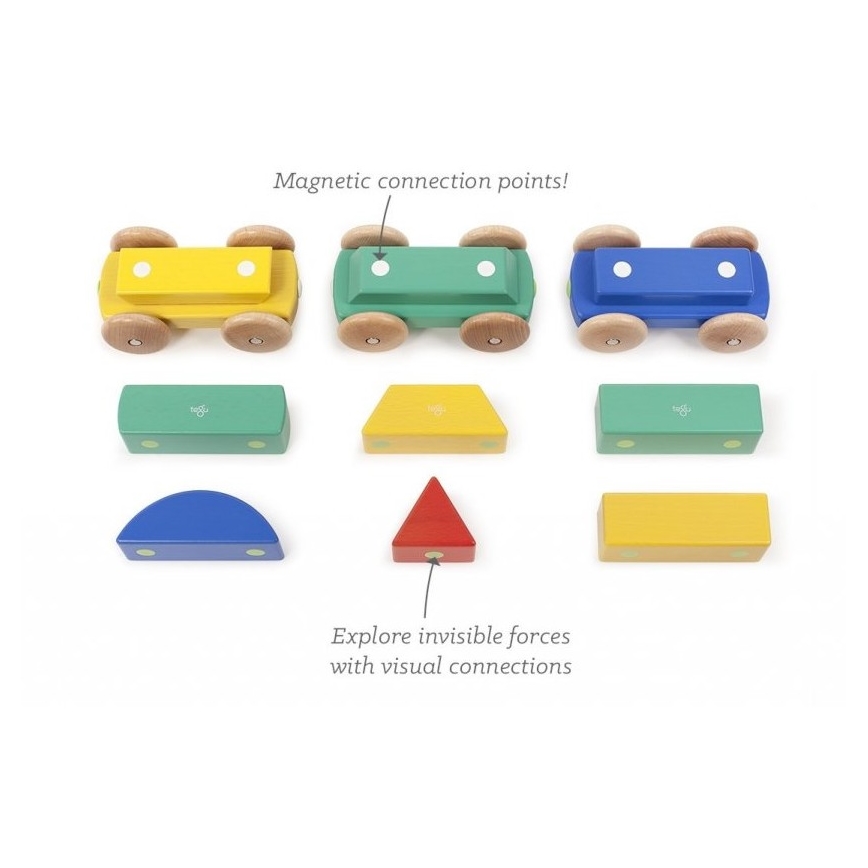 TEGU - Magnetic rainbow train Big Top