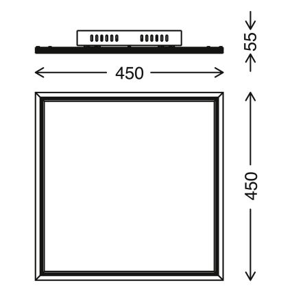 Telefunken 300906TF - LED Dimmable panel LED/24W/230V 3000-6000K + remote control