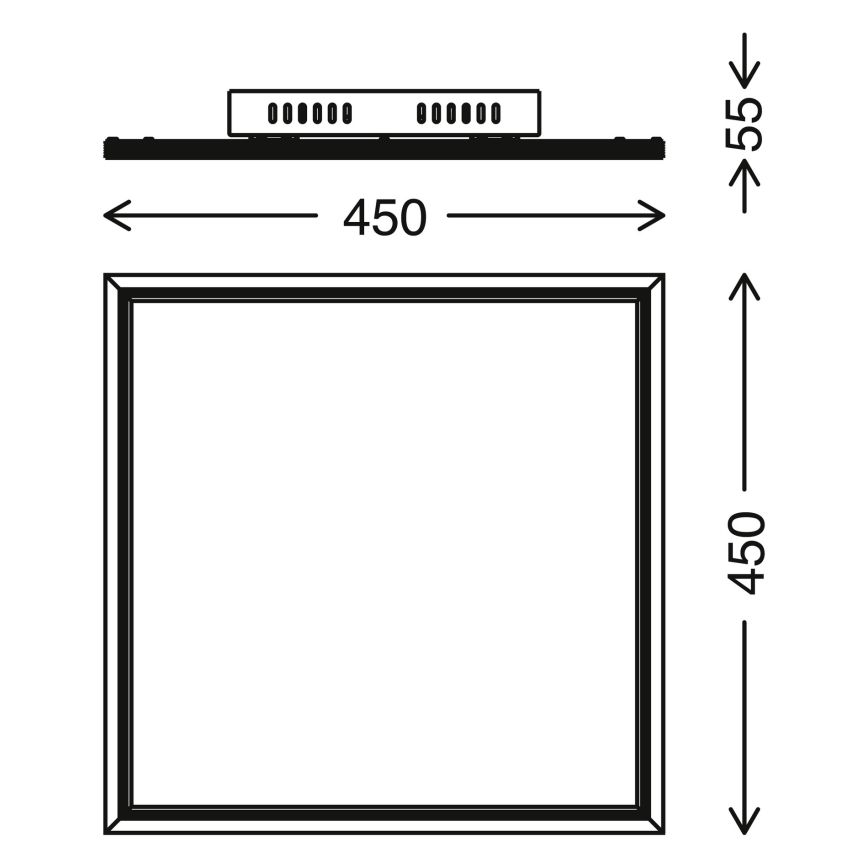Telefunken 300906TF - LED Dimmable panel LED/24W/230V 3000-6000K + remote control