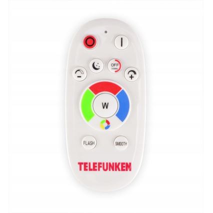 Telefunken 301506TF - LED RGBW Dimmable panel LED/18W/230V 4000K + remote control