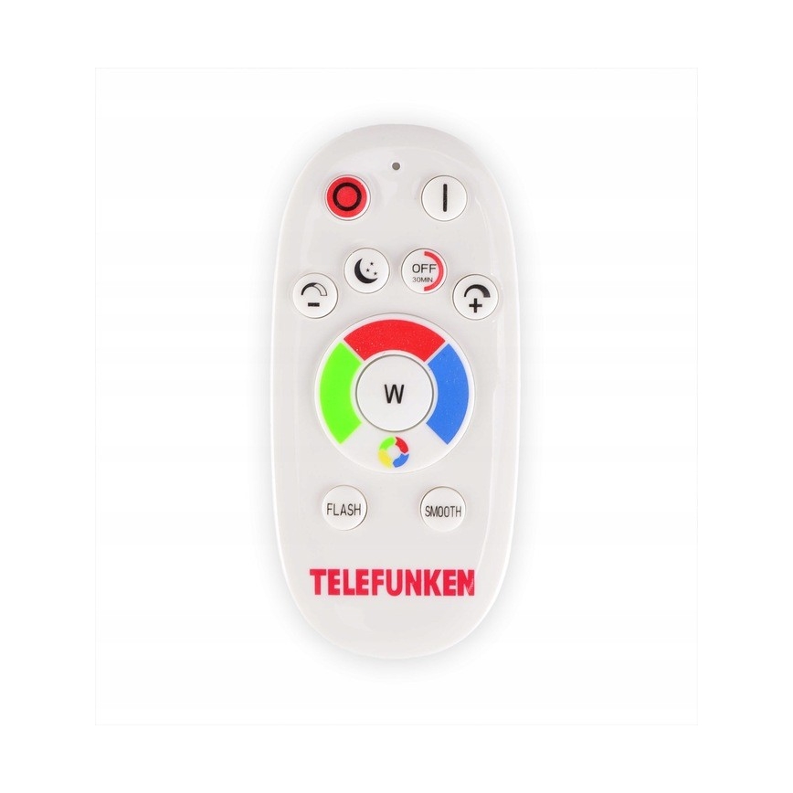Telefunken 301506TF - LED RGBW Dimmable panel LED/18W/230V 4000K + remote control