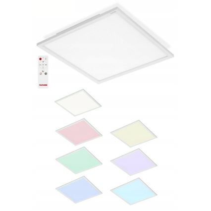Telefunken 301606TF - LED RGBW Dimmable panel LED/24W/230V 4000K + remote control