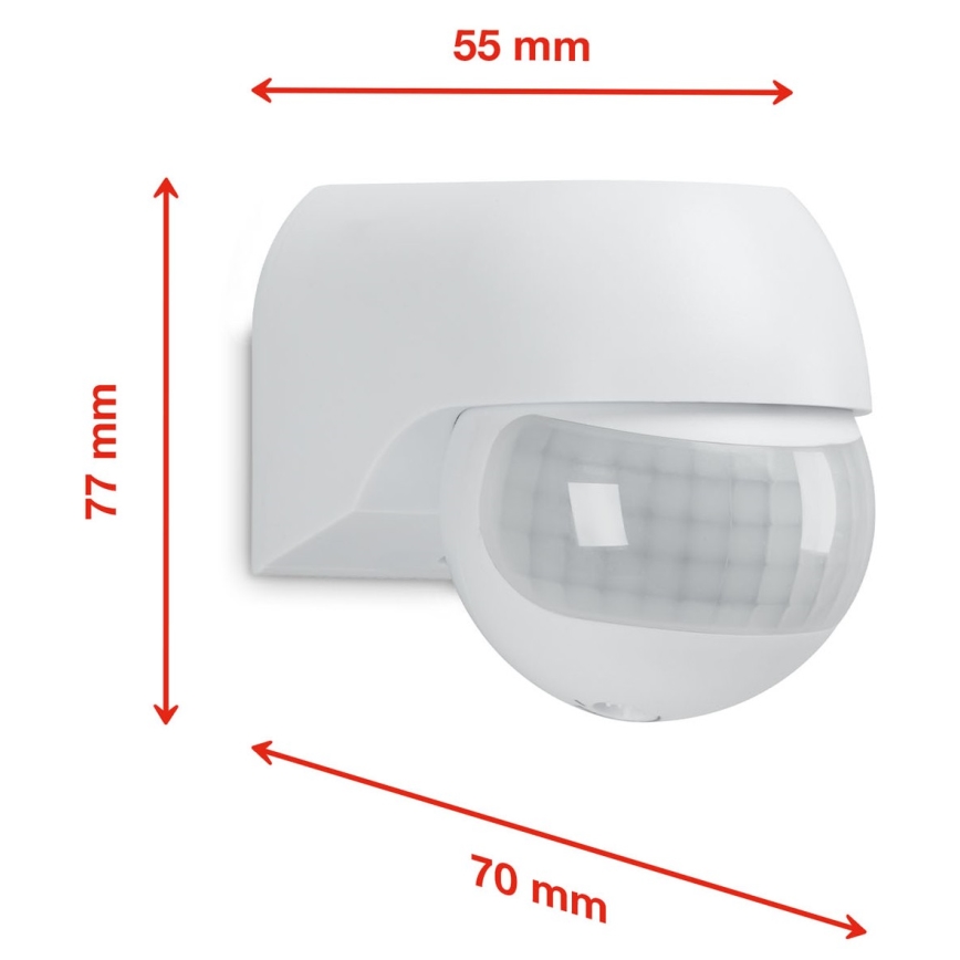 Telefunken 306406TF - Outdoor motion sensor 230V IP44 white