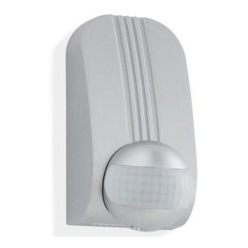 Telefunken 306504TF - Outdoor motion sensor 180° IP44 silver