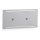 Telefunken 307804TF - LED Outdoor wall light 2xLED/3,5W/230V IP44 silver