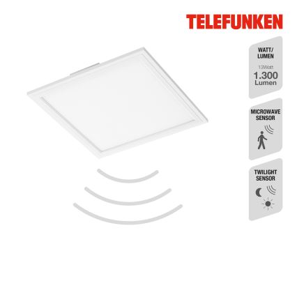 Telefunken 308606TF - LED Surface-mounted panel with sensor LED/13W/230V