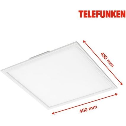 Telefunken 308806TF - LED Surface-mounted panel with sensor LED/25W/230V 4000K