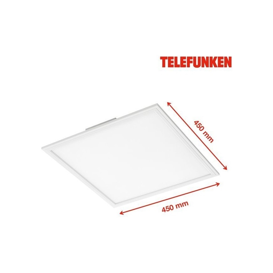 Telefunken 308806TF - LED Surface-mounted panel with sensor LED/25W/230V 4000K