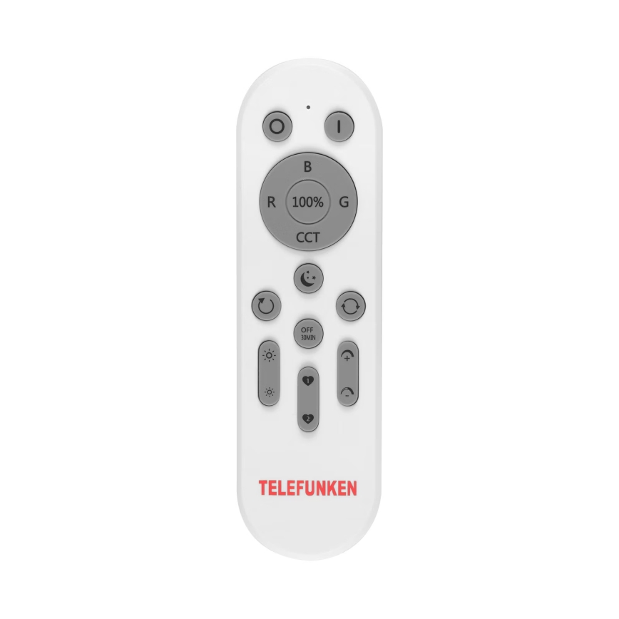 Telefunken 309602TF - LED RGBW Dimmable ceiling light LED/18W/230V 2700-6500K Wi-Fi Tuya