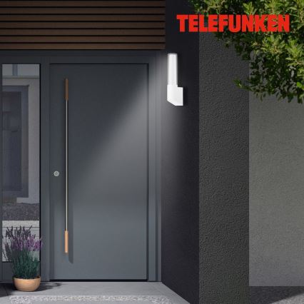 Telefunken 311306TF - LED Outdoor Wall Light LED/8W/230V 4000K IP44 White