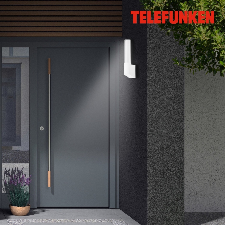 Telefunken 311306TF - LED Outdoor Wall Light LED/8W/230V 4000K IP44 White
