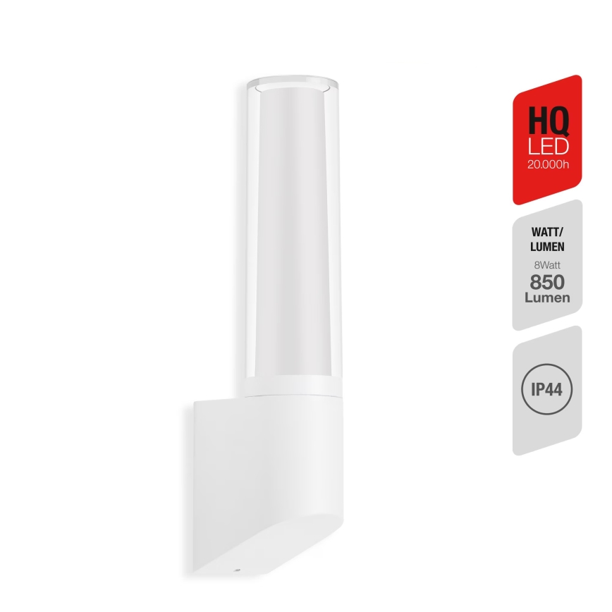 Telefunken 311306TF - LED Outdoor Wall Light LED/8W/230V 4000K IP44 White