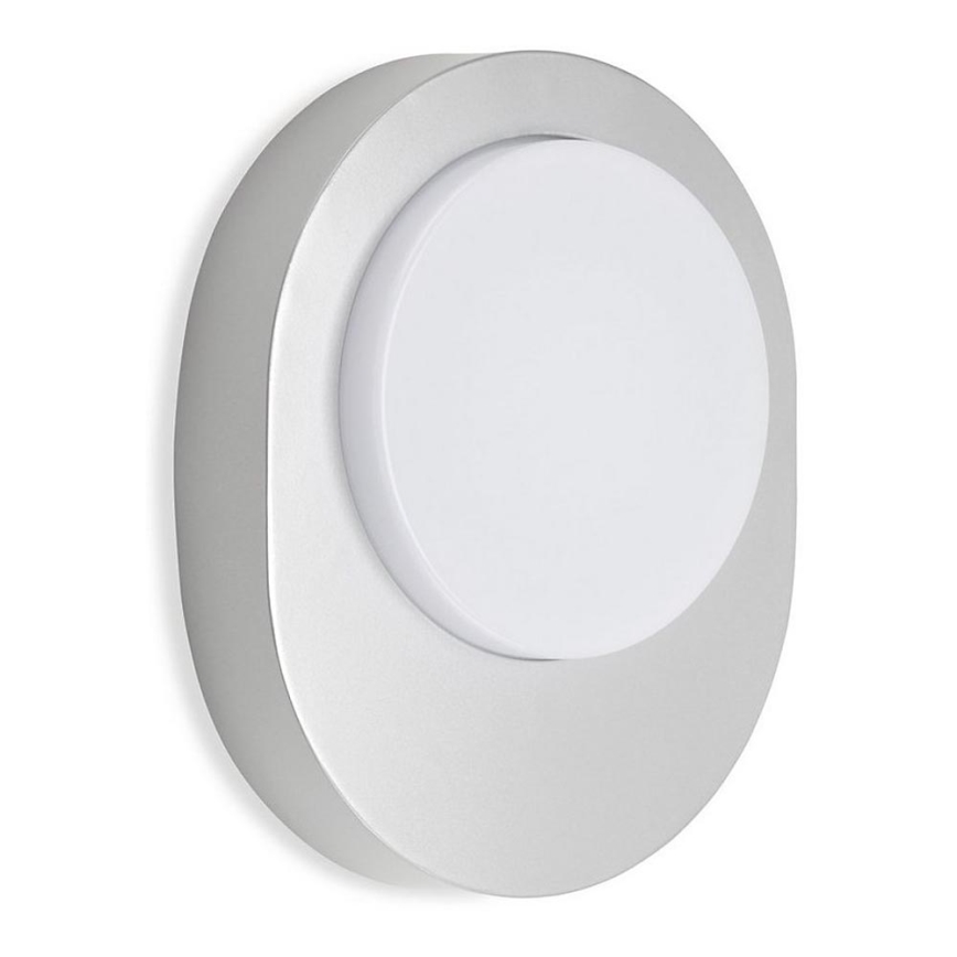 Telefunken 312004TF - LED Outdoor wall light LED/8W/230V IP44 silver