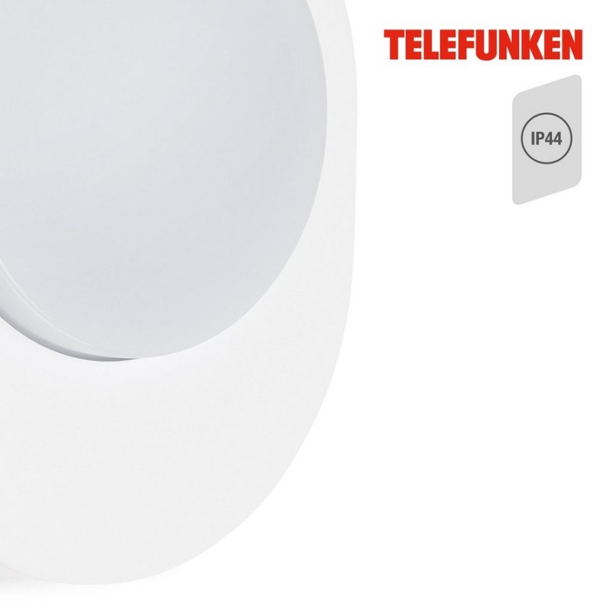 Telefunken 312006TF - LED Outdoor wall light LED/8W/230V IP44 white