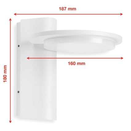 Telefunken 312406TF - LED Outdoor wall light LED/10W/230V IP44