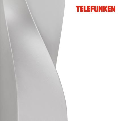 Telefunken 312704TF - LED Outdoor wall light 2xLED/5,5W/230V IP44 silver
