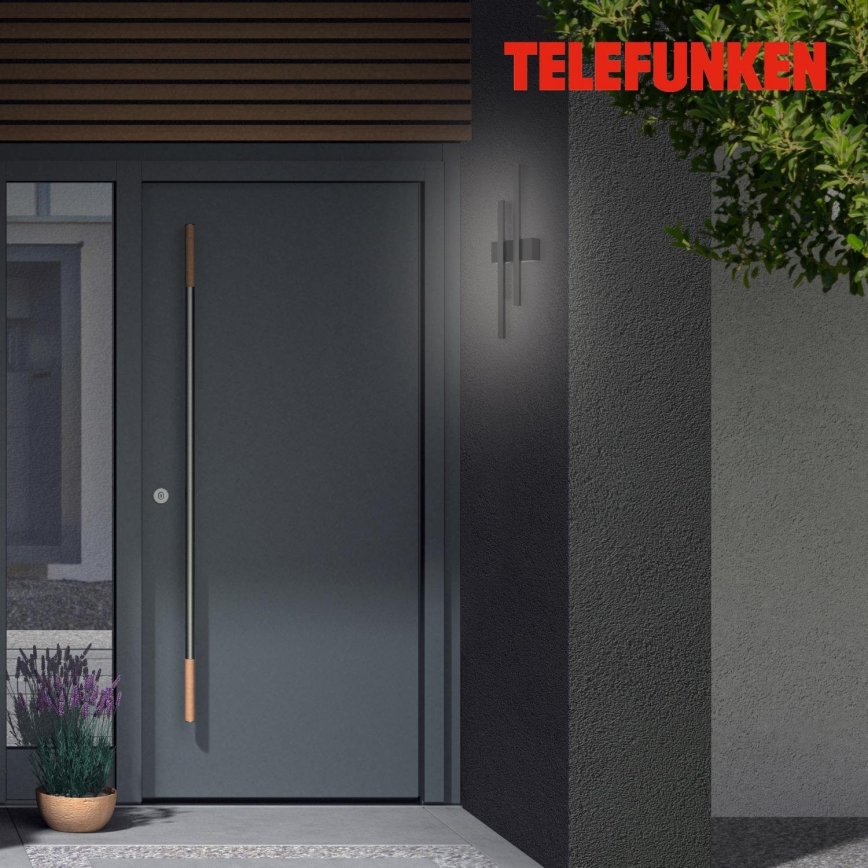 Telefunken 313205TF - LED Outdoor wall light 2xLED/4W/230V 4000K IP44
