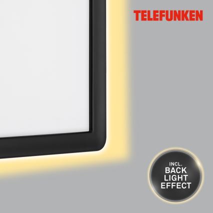 Telefunken 313605TF - LED Outdoor wall light LED/16W/230V IP44 black