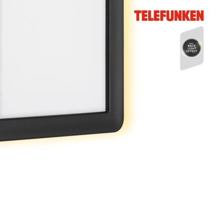 Telefunken 313605TF - LED Outdoor wall light LED/16W/230V IP44 black