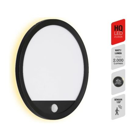 Telefunken 313705TF - LED Outdoor wall light with a sensor LED/15W/230V IP44