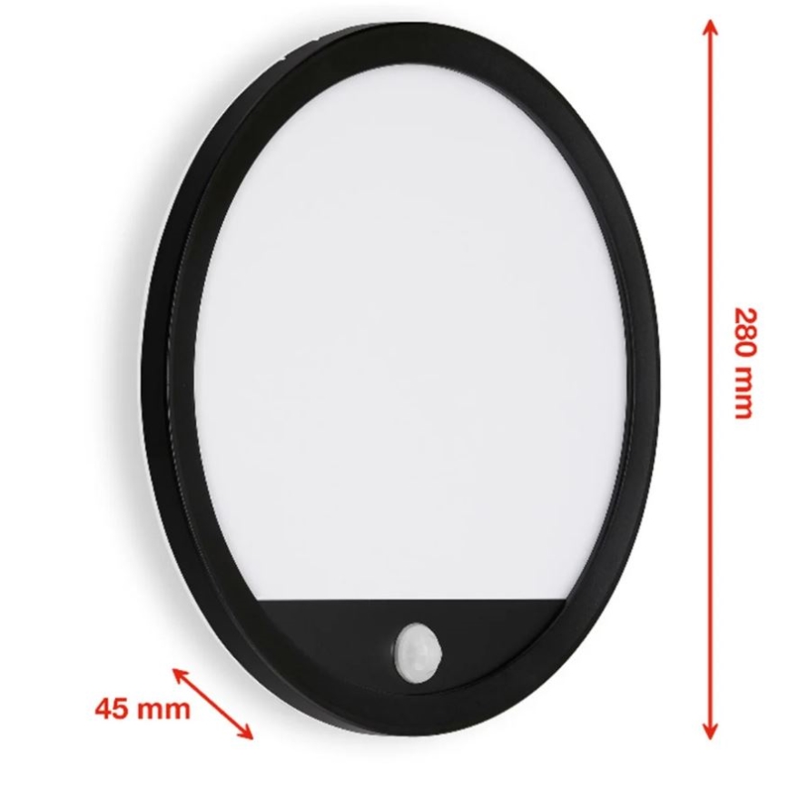 Telefunken 313705TF - LED Outdoor wall light with a sensor LED/15W/230V IP44