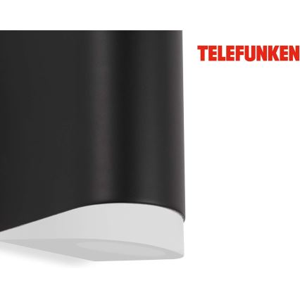 Telefunken 314905TF - LED Outdoor wall light 2xGU10/5W/230V IP44 black