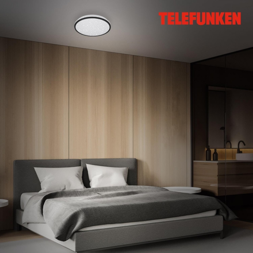 Telefunken 318305TF - LED Bathroom ceiling light with sensor LED/16W/230V IP44 d. 28 cm