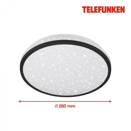 Telefunken 318305TF - LED Bathroom ceiling light with sensor LED/16W/230V IP44 d. 28 cm