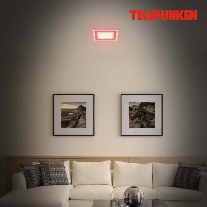 Telefunken 318706TF - RGBW Dimmable LED Panel/18W/230V 3000-6500K + Remote Control