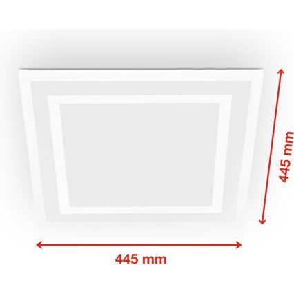 Telefunken 318806TF - LED RGBW Dimmable ceiling light LED/24W/230V 3000-6500K + remote control