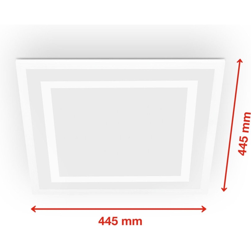 Telefunken 318806TF - LED RGBW Dimmable ceiling light LED/24W/230V 3000-6500K + remote control