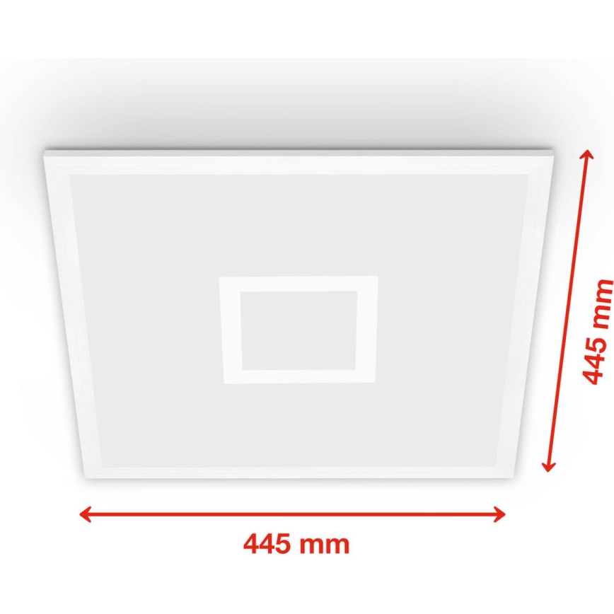 Telefunken 319106TF - RGBW Dimmable ceiling light LED/24W/230V 2700-6500K white + remote control
