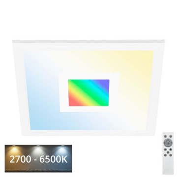 Telefunken 319106TF - RGBW Dimmable ceiling light LED/24W/230V 2700-6500K white + remote control