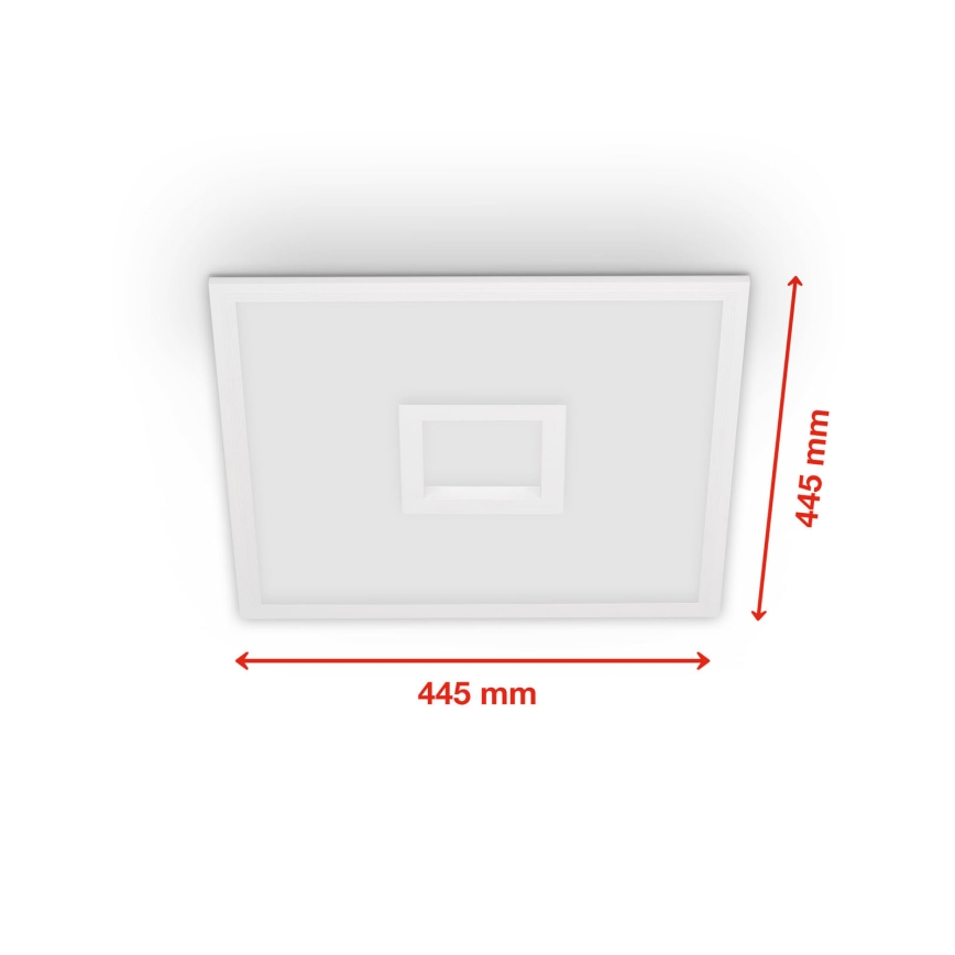 Telefunken 319406TF - RGBW Dimmable ceiling light LED/24W/230V 2700-6500K white + remote control