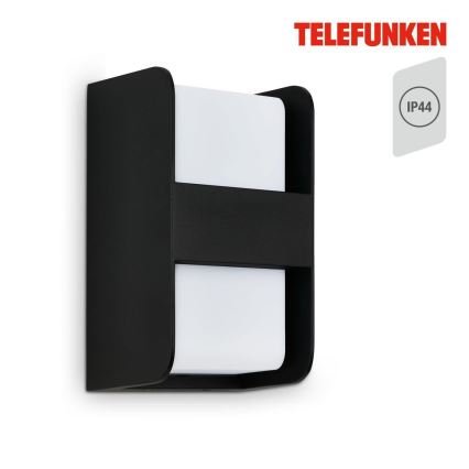 Telefunken 321005TF - Outdoor wall light 1xE27/12W/230V IP44 black