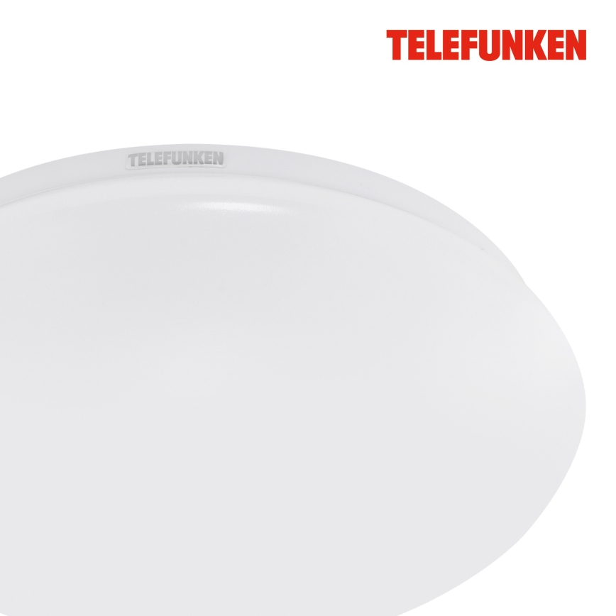 Telefunken 601206TF - LED Bathroom ceiling light with sensor LED/15W/230V IP44 d. 28 cm