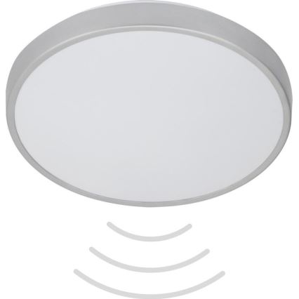 Telefunken 601604TF - LED Bathroom ceiling light with sensor LED/12W/230V IP44 d. 29 cm