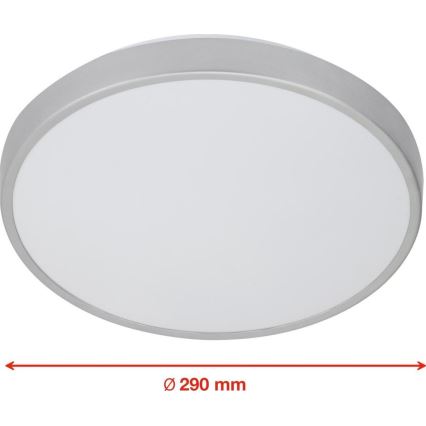 Telefunken 601604TF - LED Bathroom ceiling light with sensor LED/12W/230V IP44 d. 29 cm