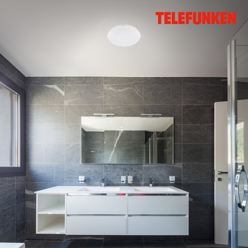 Telefunken 602006TF - LED Bathroom ceiling light with sensor LED/15W/230V IP44 4000K