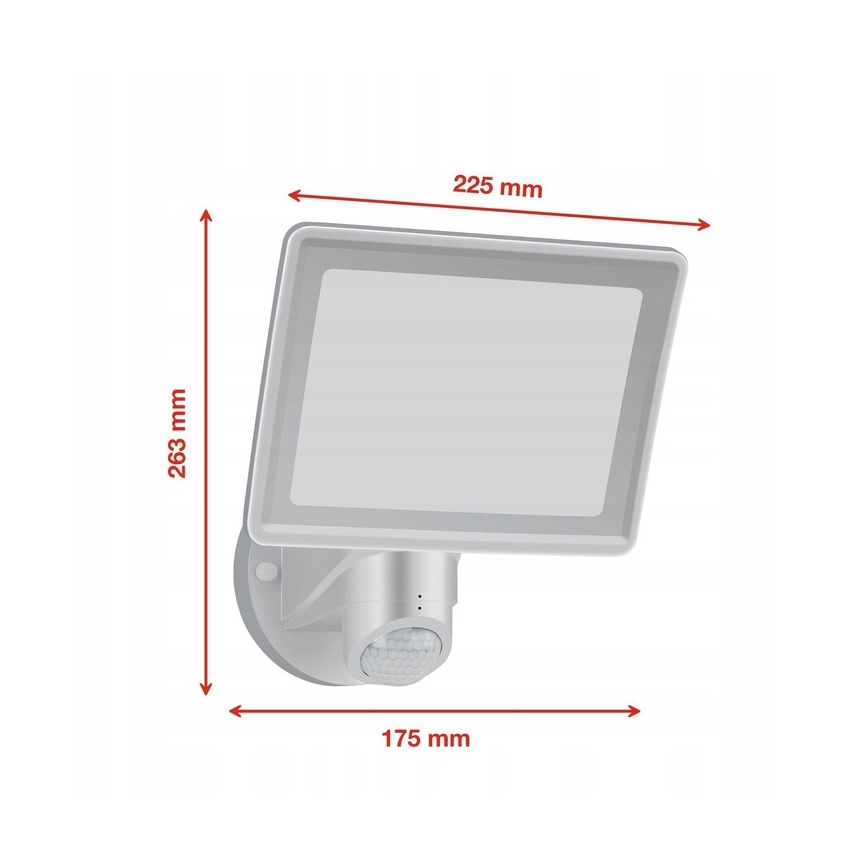 Telefunken - LED Floodlight with Sensor, 20W/230V