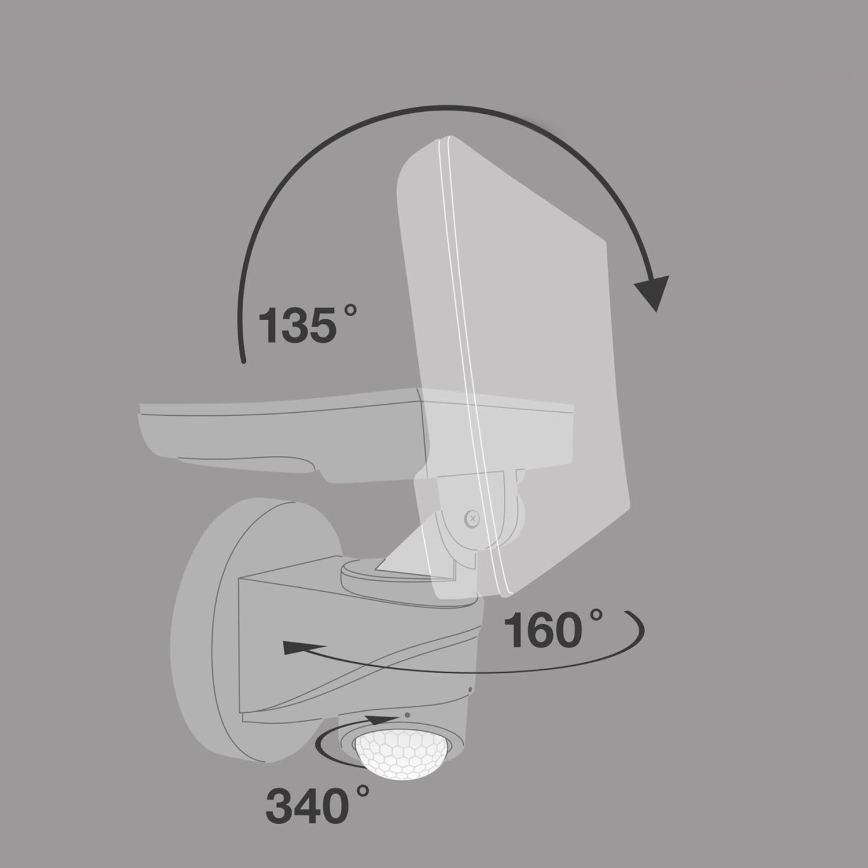 Telefunken - LED Floodlight with Sensor LED/16W/230V