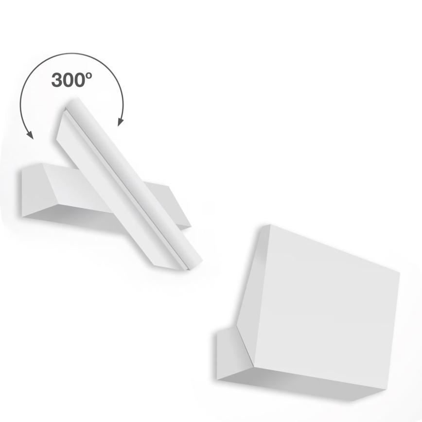 Telefunken - LED Outdoor Wall Light, 10W, 230V, IP44, White